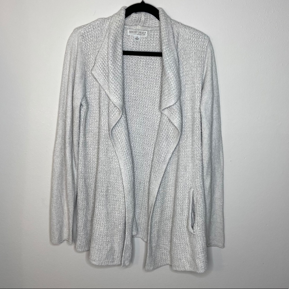 Barefoot Dreams Cozychic Lite Coastal Cardi Ocean - Picture 5 of 5